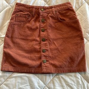 Billabong corduroy mini skirt